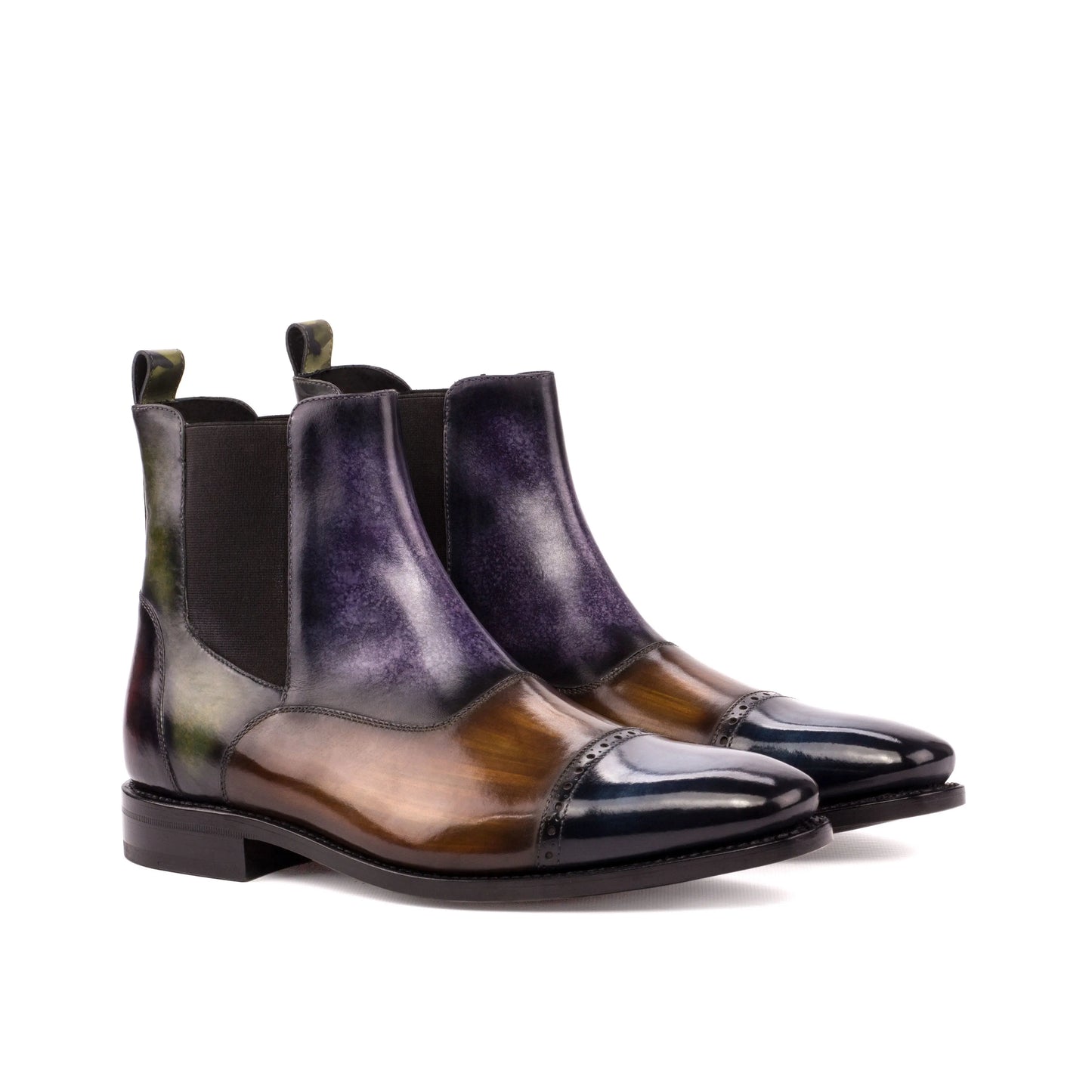 Chelsea Multi Boot Goodyear Patina Custom Dress Shoes MySartorial