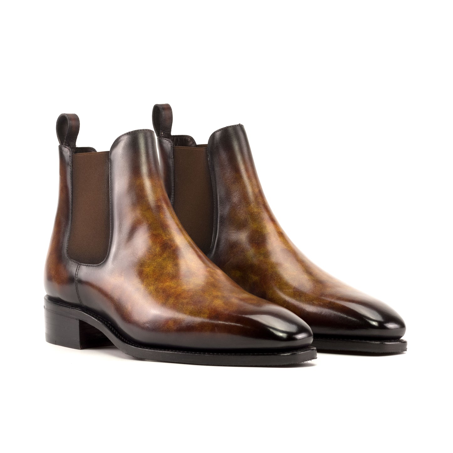 MySartorial Chelsea Boot Classic Goodyear Patina Custom Dress Shoes