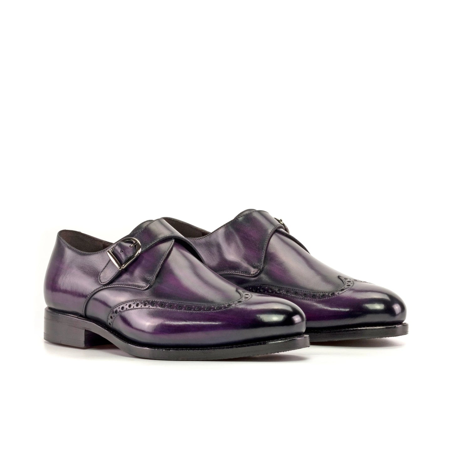 Single Monk Goodyear Patina Custom Dress Shoes MySartorial