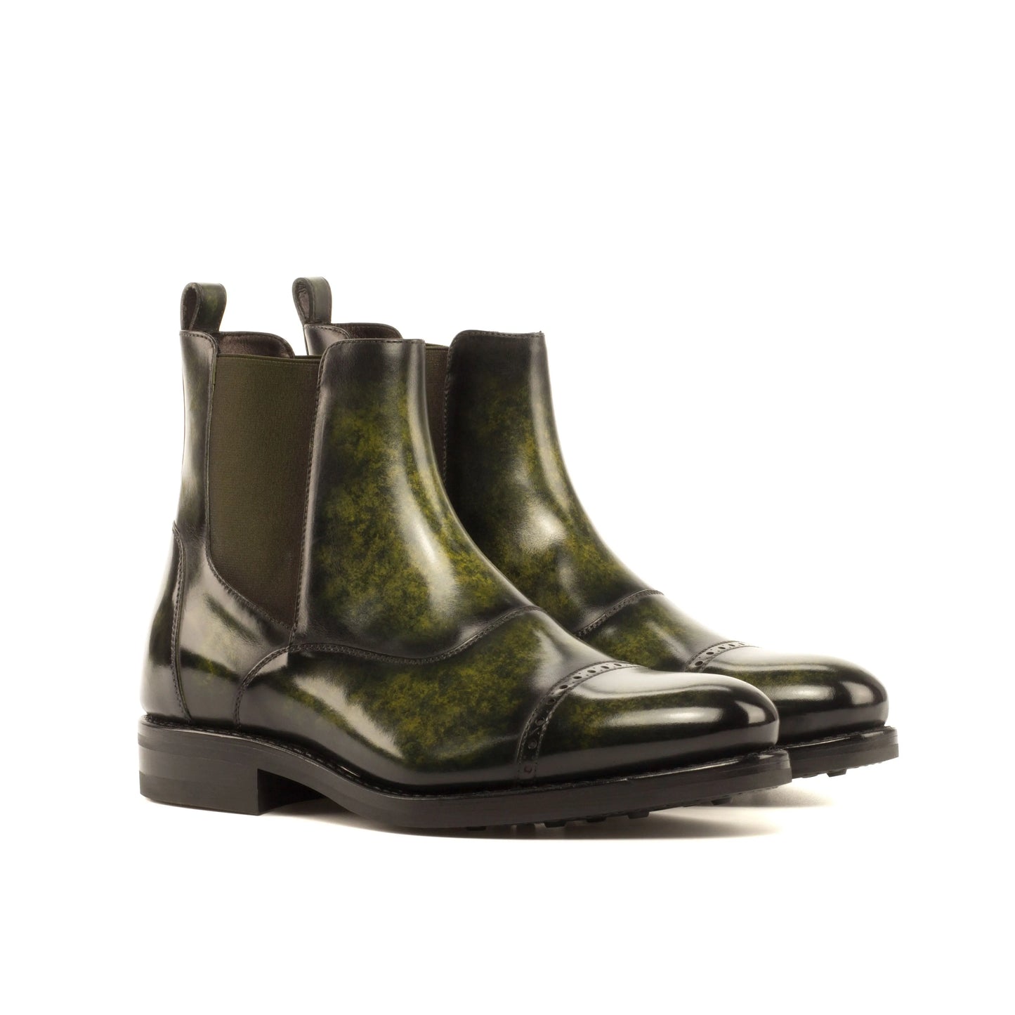 Chelsea Multi Boot Patina Custom Dress Shoes MySartorial