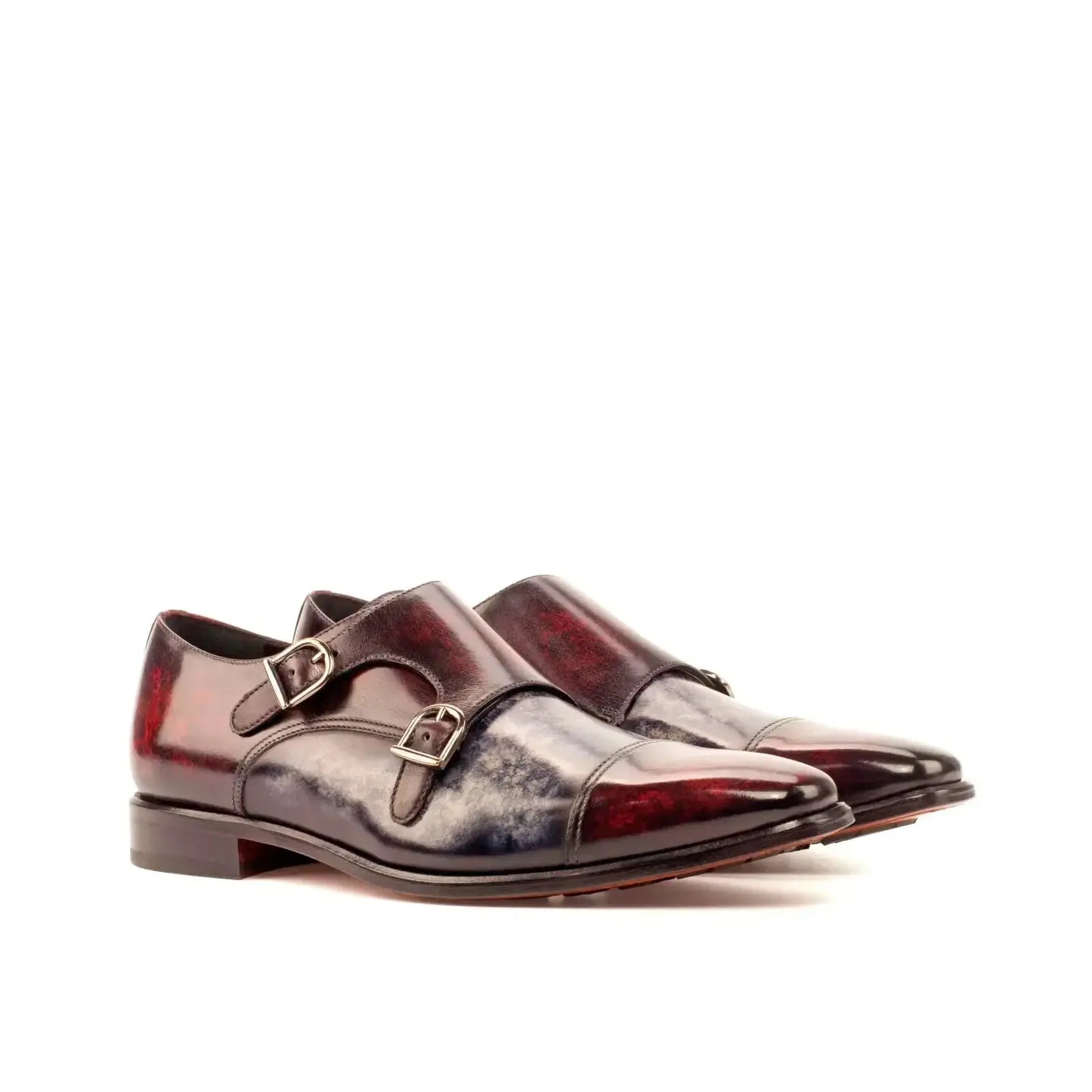 Double Monk Patina Custom Dress Shoes MySartorial
