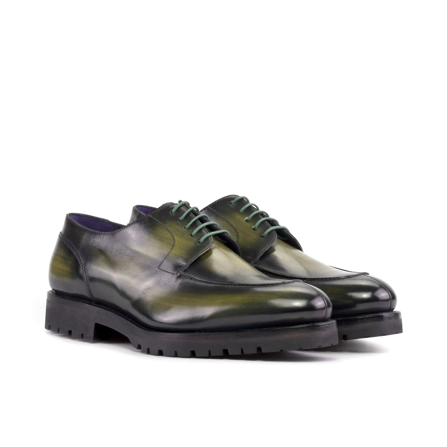 Derby Split Toe Patina Custom Dress Shoes MySartorial