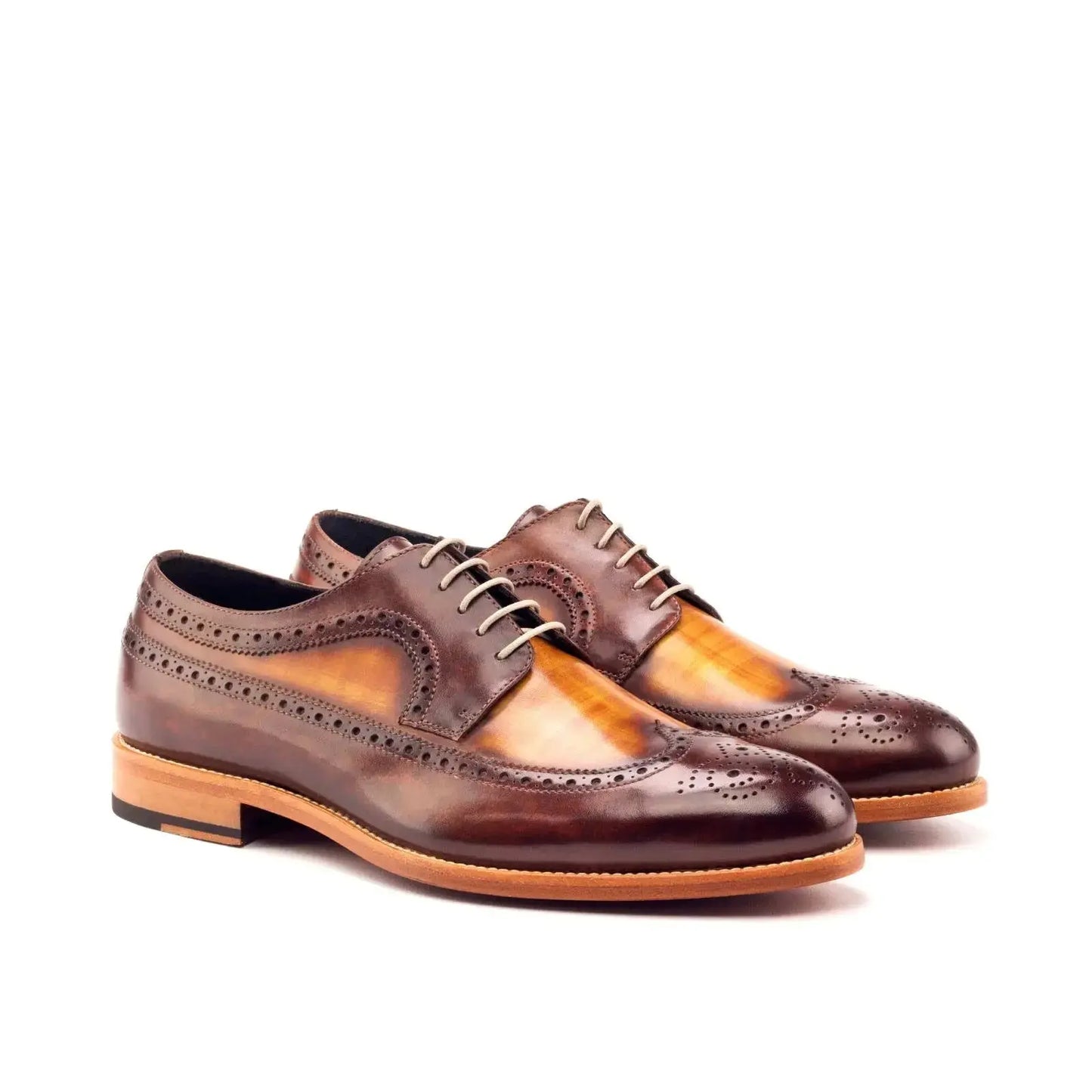 Longwing Blucher Patina Custom Dress Shoes MySartorial