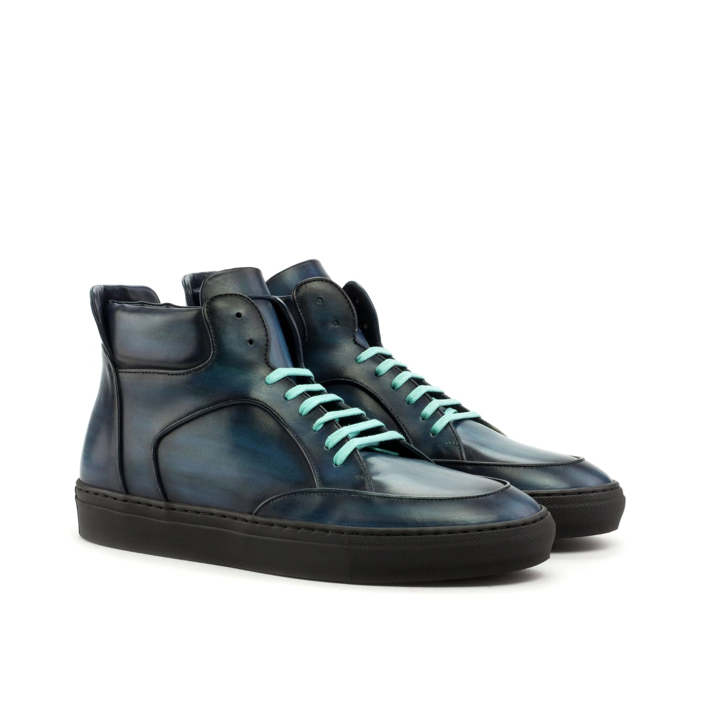 High Top Multi Patina Custom Casual Shoes MySartorial