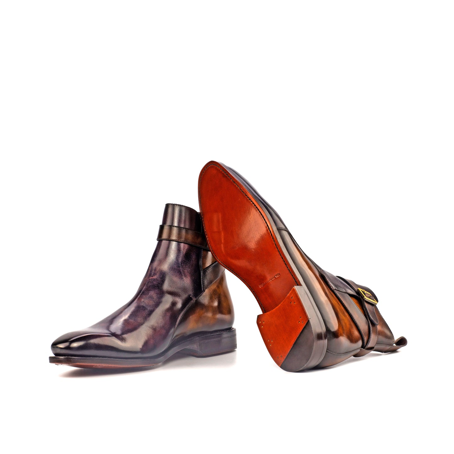 MySartorial Jodhpur Goodyear Patina Custom Dress Shoes