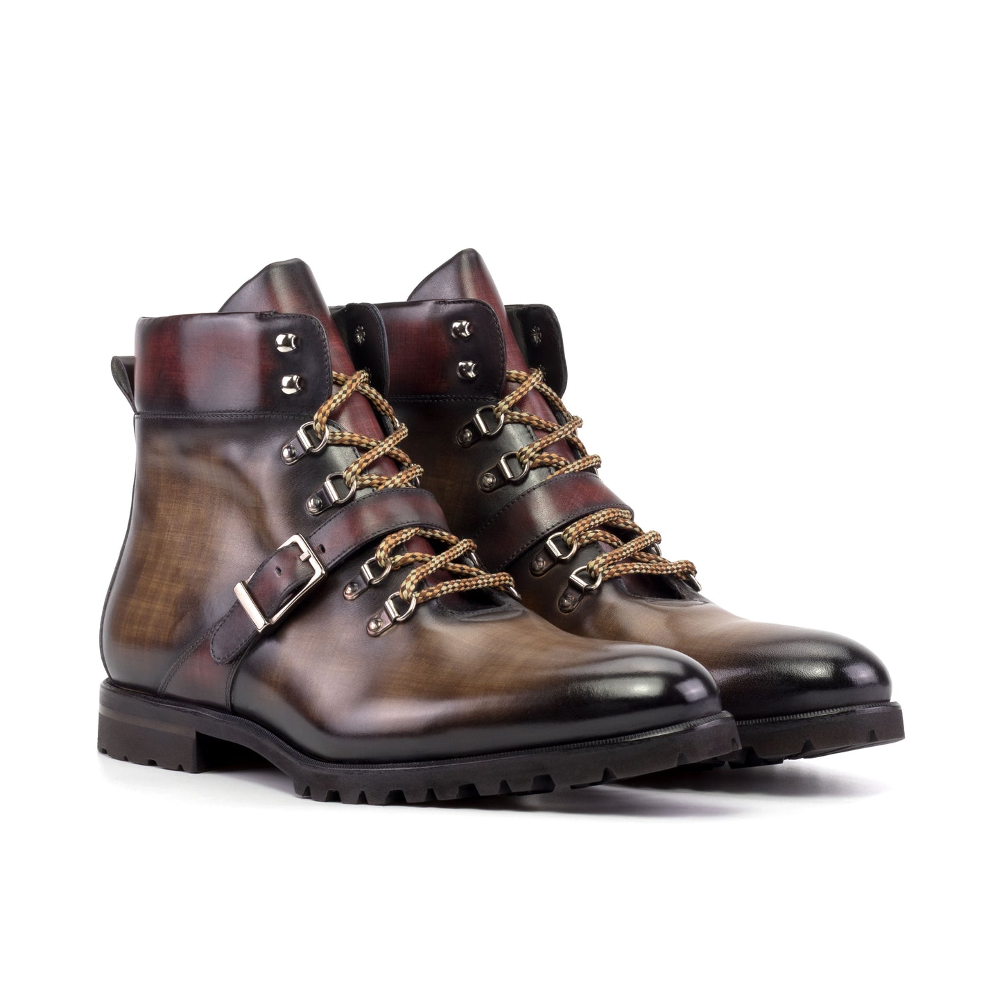 MySartorial Hiking Boot Goodyear Patina Custom Dress Shoes