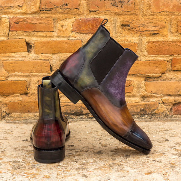 Chelsea Multi Boot Goodyear Patina Custom Dress Shoes