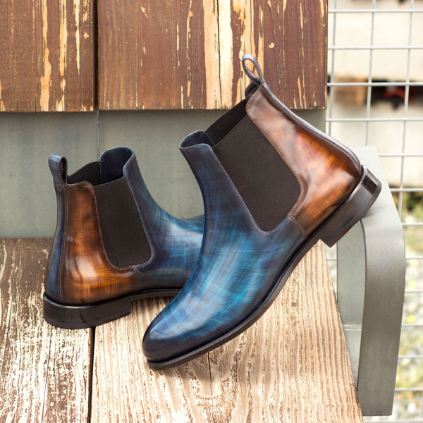 Chelsea Boot Classic Patina Custom Dress Shoes