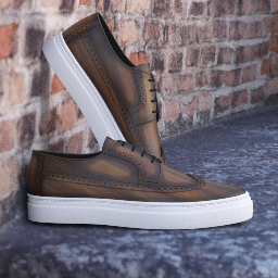 Derby Longwing Patina Custom Casual Shoes